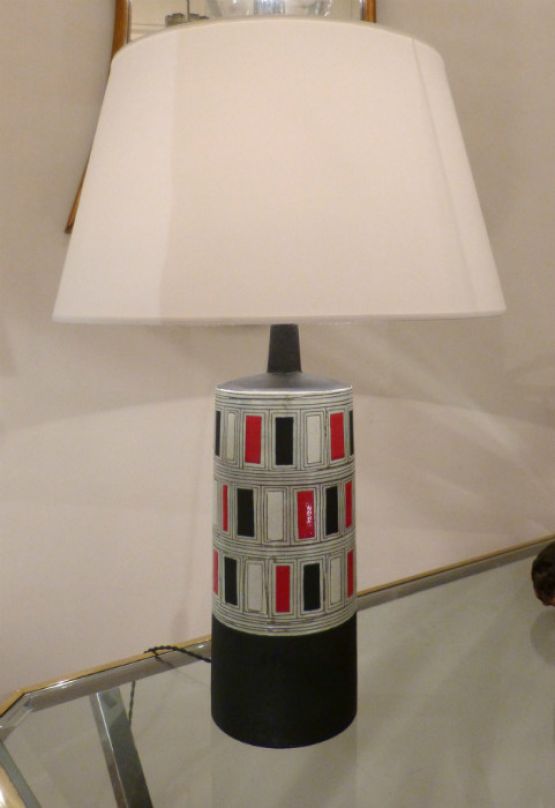 Лампа из керамики, 1950-ые гг.