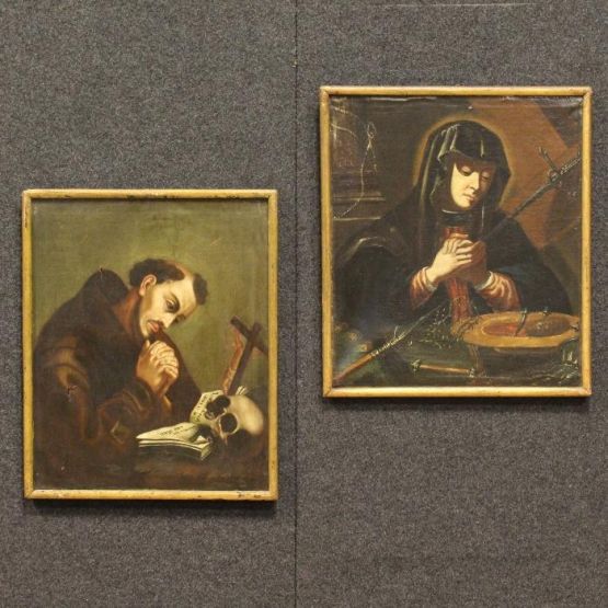 Картины 'Мадонна' и 'Св.Франциск', XVIII в.