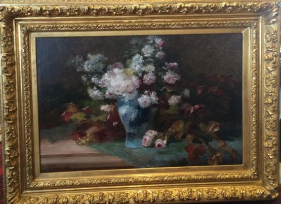 Натюрморт с цветами. Van Coppenolle, XIX в.