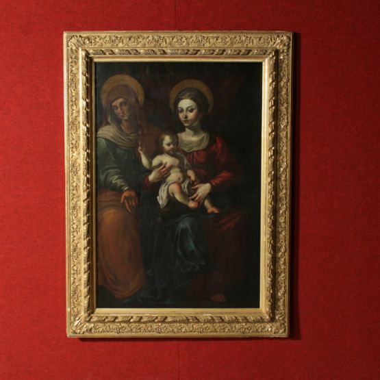 'Дева Мария с младенцем Христом и Св. Анна', XVIII