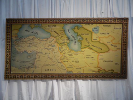 Картина 'Большая  карта Среднего Востока'
