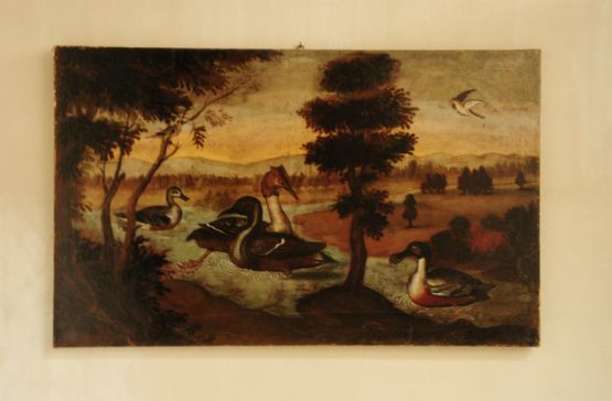 'Птицы на воде'. Пьемонт, XVIII в.