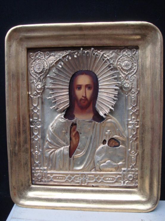 Икона Иисуса Христа, XIX в. 