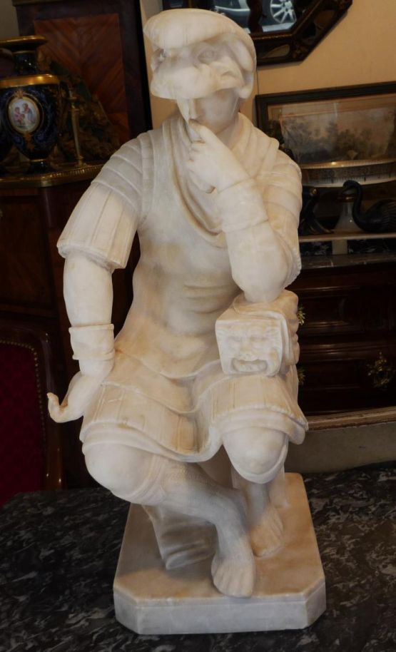 Мраморная скульптура Лоренцо Медичи, XIX в. 