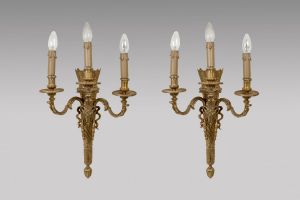 Два светильника в стиле Людовика  XVI, XIX в. 