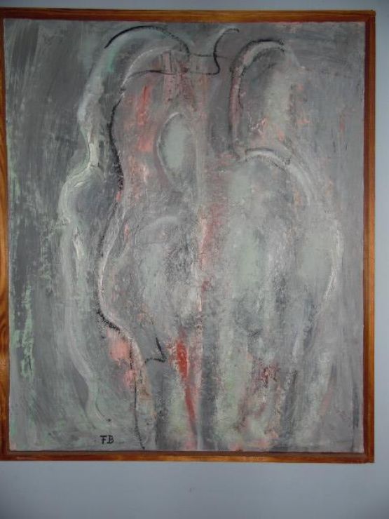 Картина 'Обнаженный серый', 1968 г.