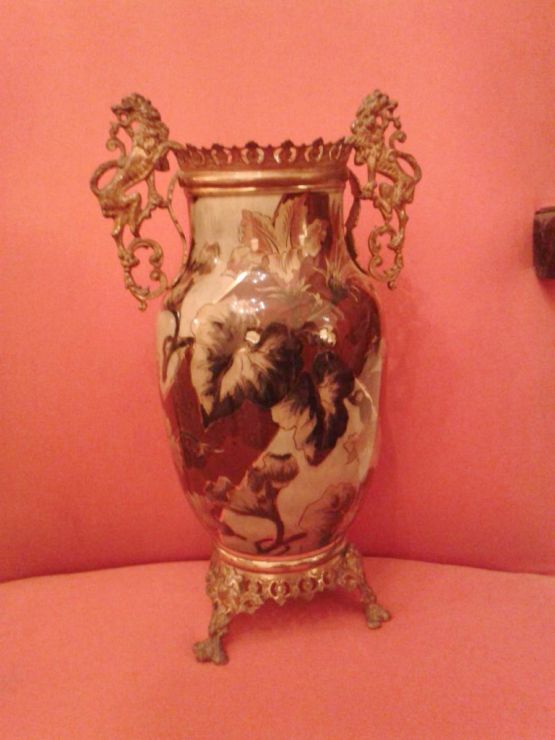 Фарфоровая ваза в стиле Наполеона III, XIX в.
