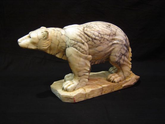 Скульптура полярного медведя, XX в.