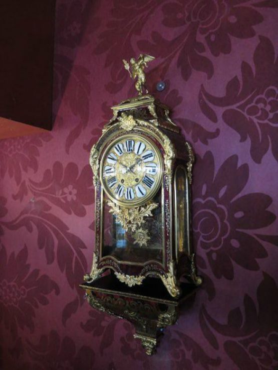 Настольные часы в стиле Буль, 90 см, 1840 г.