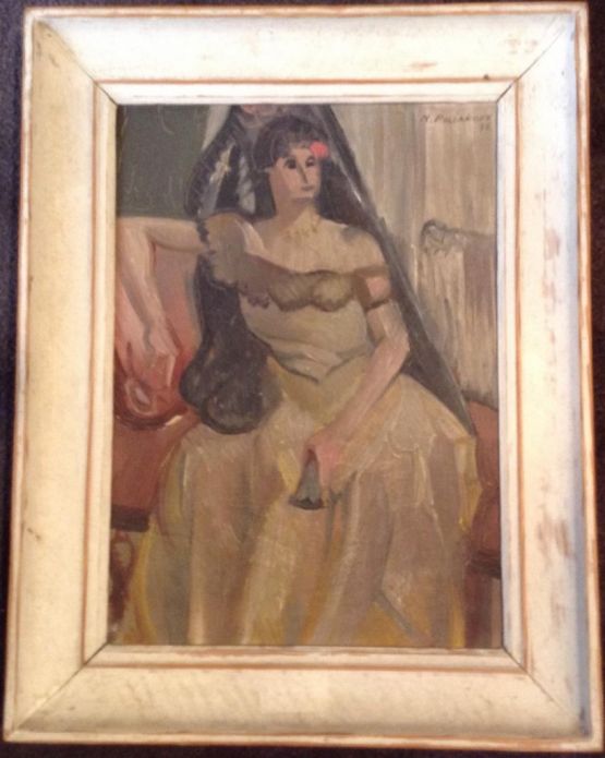 Портрет женщины. Николай Поляков, 1935 г.