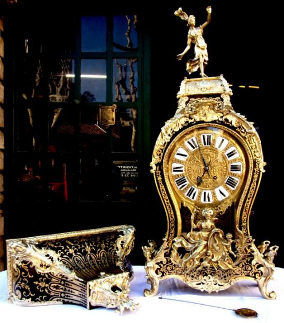 Настенные часы в стиле Буль, 130 см, XIX век