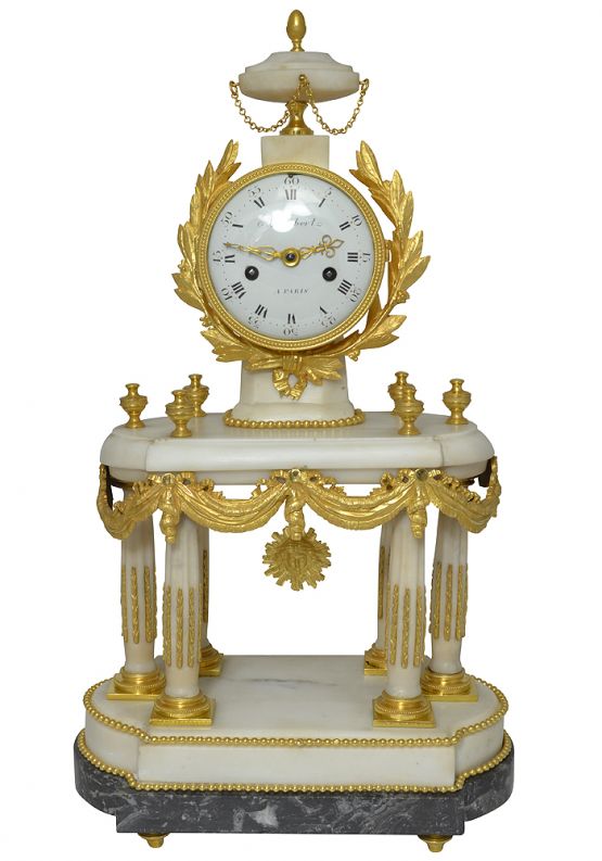 Часы-портик. Audibert, 1780 г.