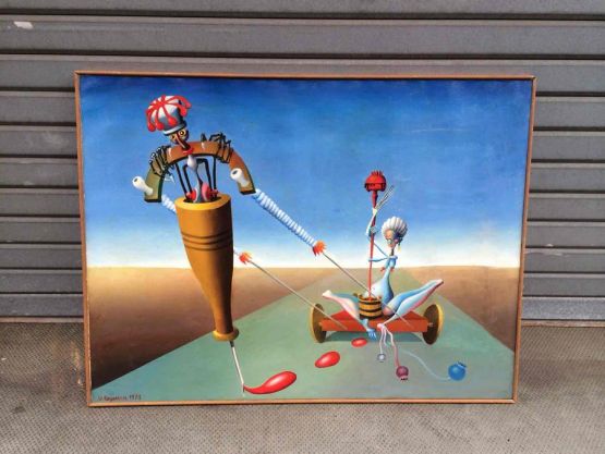 Картина 'Кола с маком', 1973