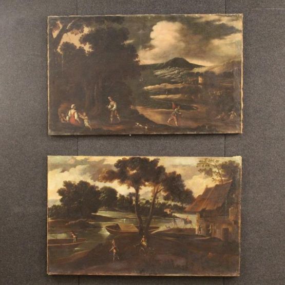 Две картины. Испания, конец XVIII в.