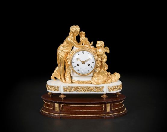 Каминные часы 'Венера и Купидон', XVIII в.
