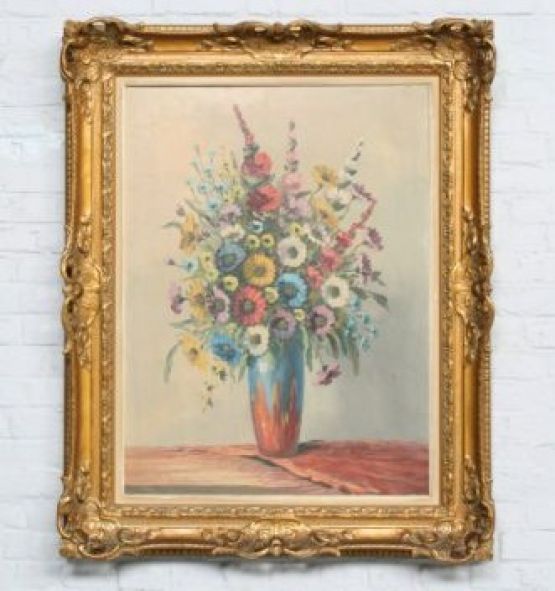 Картина-натюрморт Бельгия, холст, 1940 г.