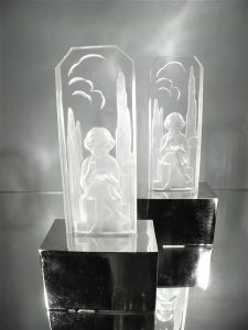 Два светильника. Hettier & Vincent, 1920-1930 гг. 