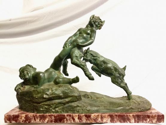 Скульптурная группа из бронзы. Thomas Cartier, 193